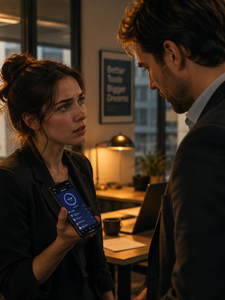 Office drama ad that shows off your app